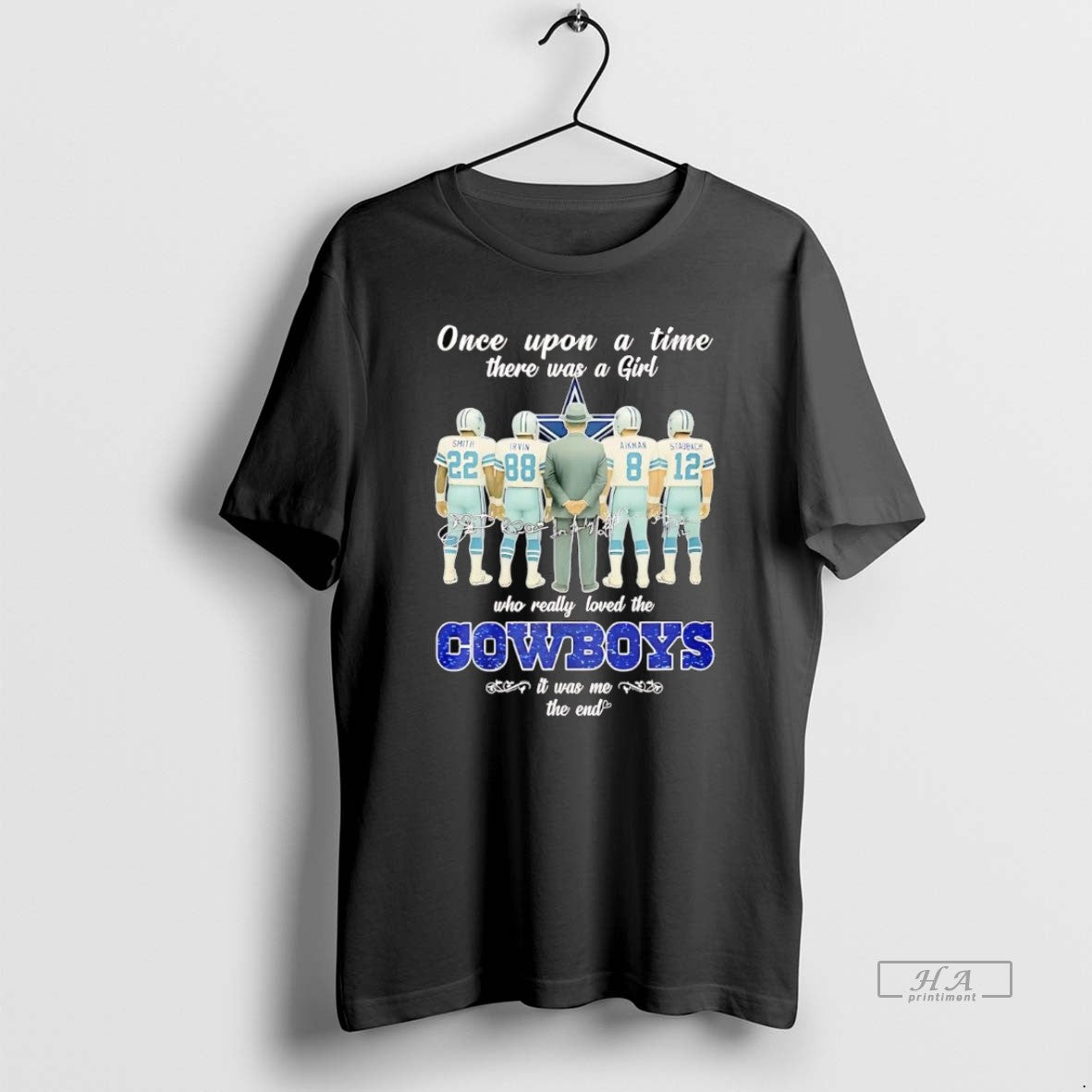 Official Once Upon A Time There Was A Girl Really Loved Dallas Cowboys T-Shirts, Hoodie, Sweatshirt | PopFlextees.com
