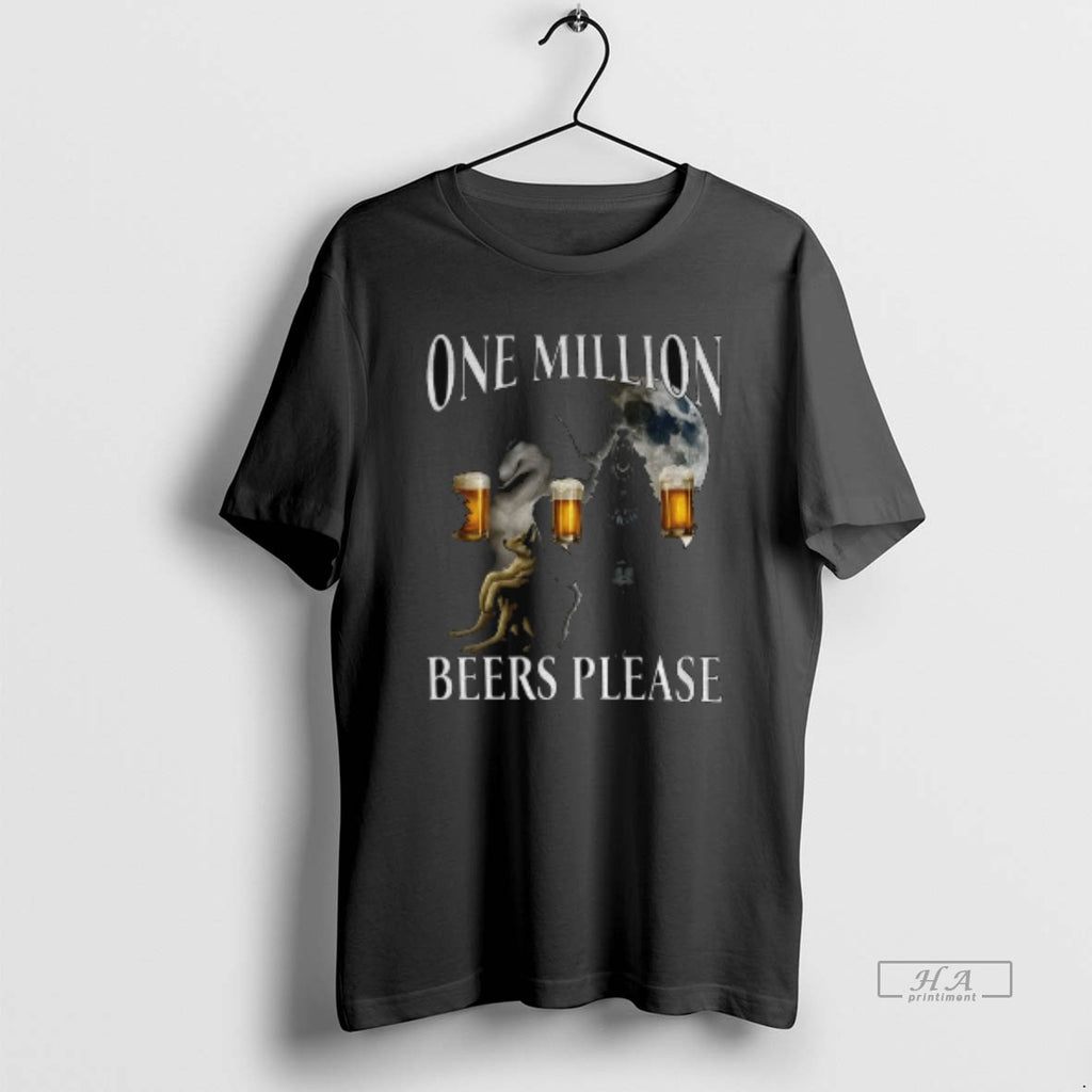 Official One Million Beers Wolf Meme T-Shirts, Hoodie, Sweatshirt | PopFlextees.com