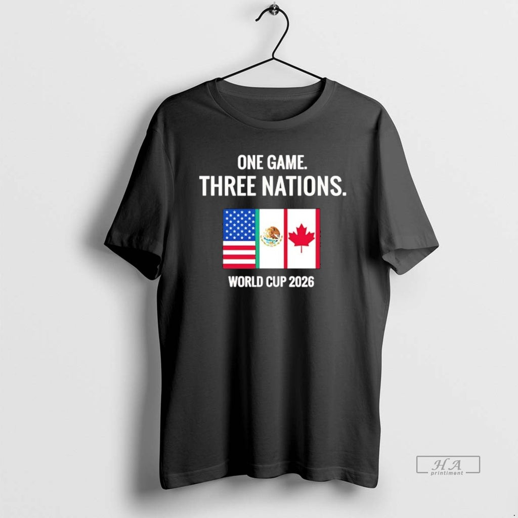 Official One Game Three Nations World Cup 2026 Flag T-Shirts, Hoodie, Sweatshirt | PopFlextees.com