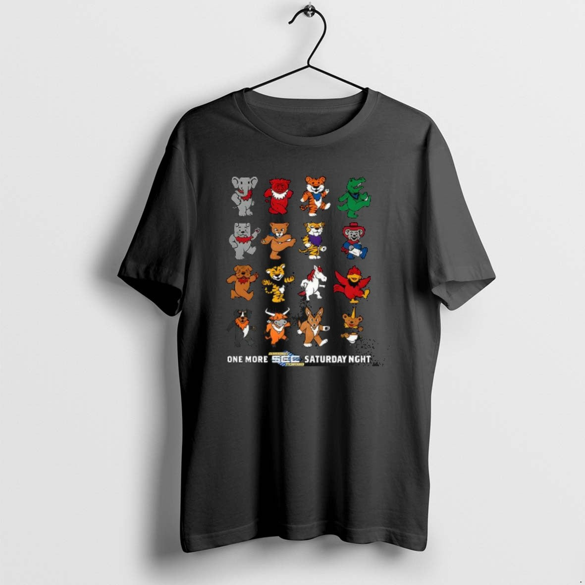Official One More Sec Football Saturday Night Mascot Cartoon T-Shirts, Hoodie, Sweatshirt | PopFlextees.com