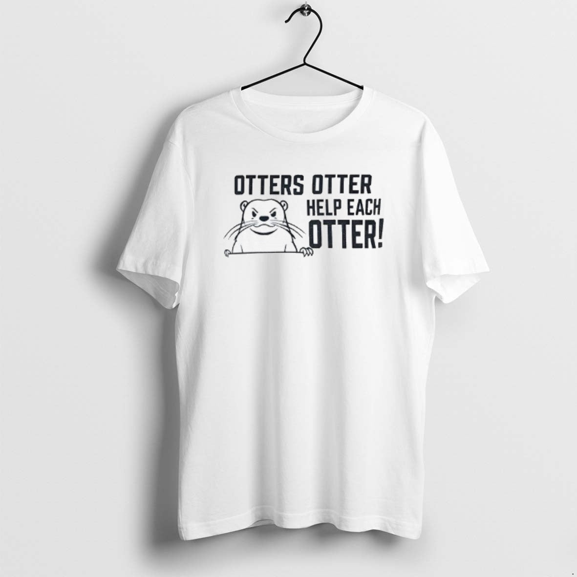 Official Otters Otter Help Each Otter T-Shirts, Hoodie, Sweatshirt | PopFlextees.com