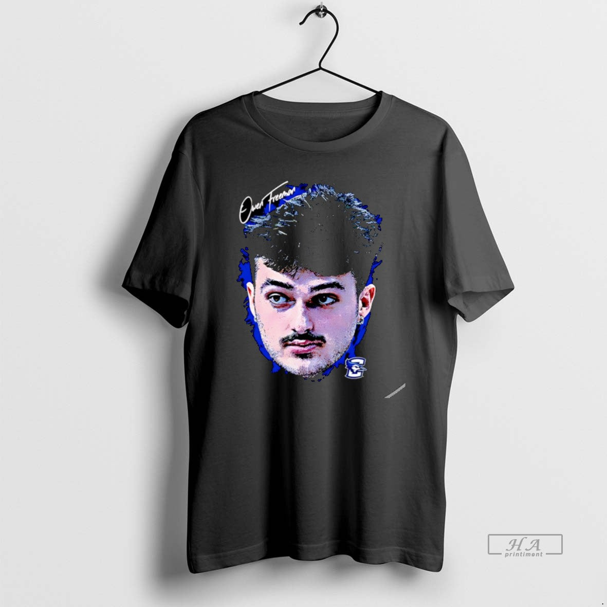 Official Owen Freeman Creighton Basketball Game Face T-Shirts, Hoodie, Sweatshirt