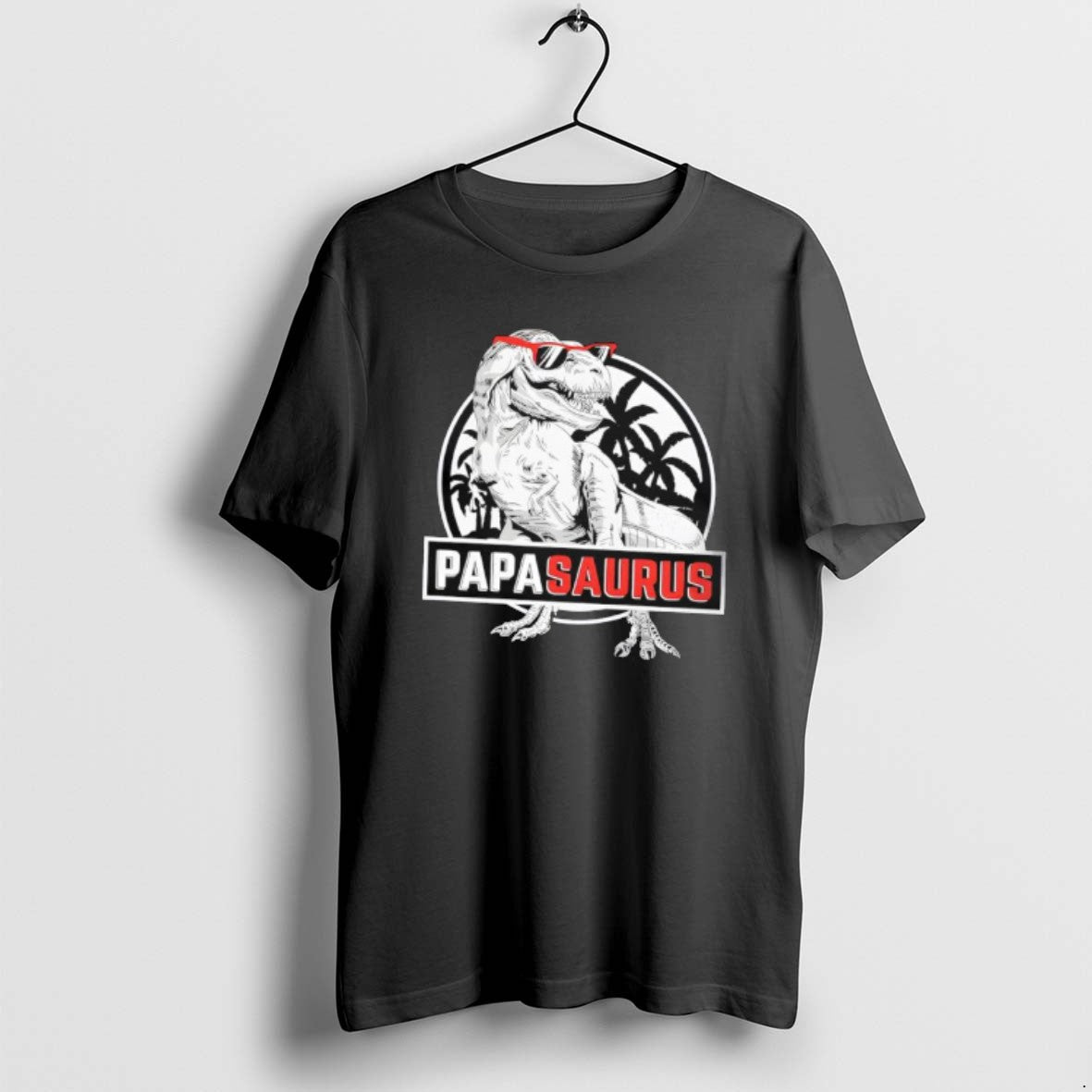 Official Papasaurus T Rex Dinosaur Dad T-Shirts, Hoodie, Sweatshirt | PopFlextees.com
