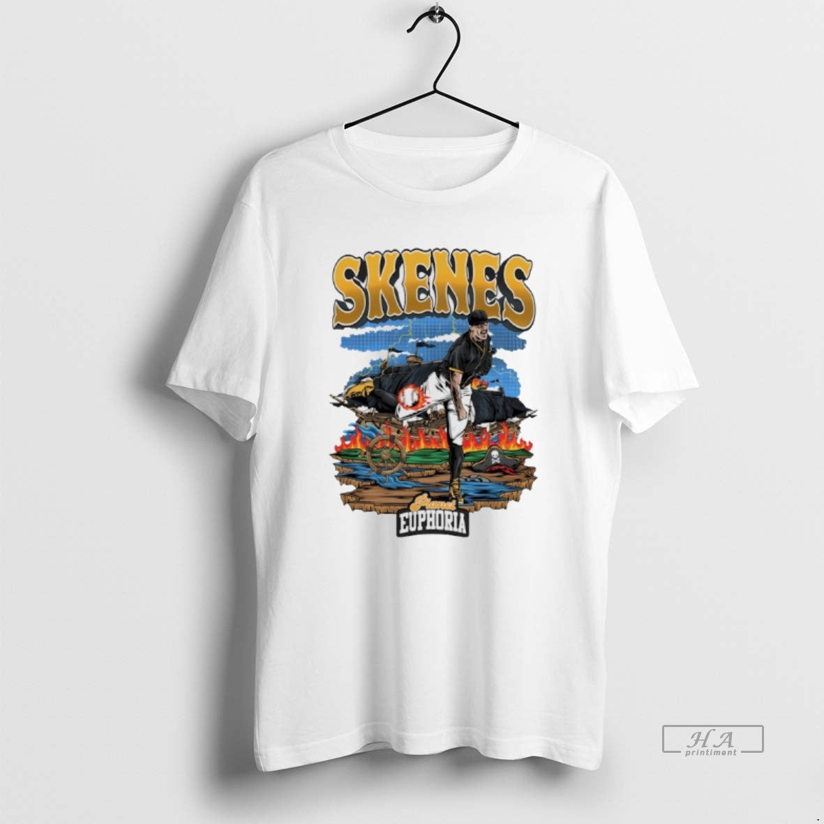 Official Paul Skenes Pittsburgh Pirates Baseball Player Graphic T-Shirts, Hoodie, Sweatshirt | PopFlextees.com