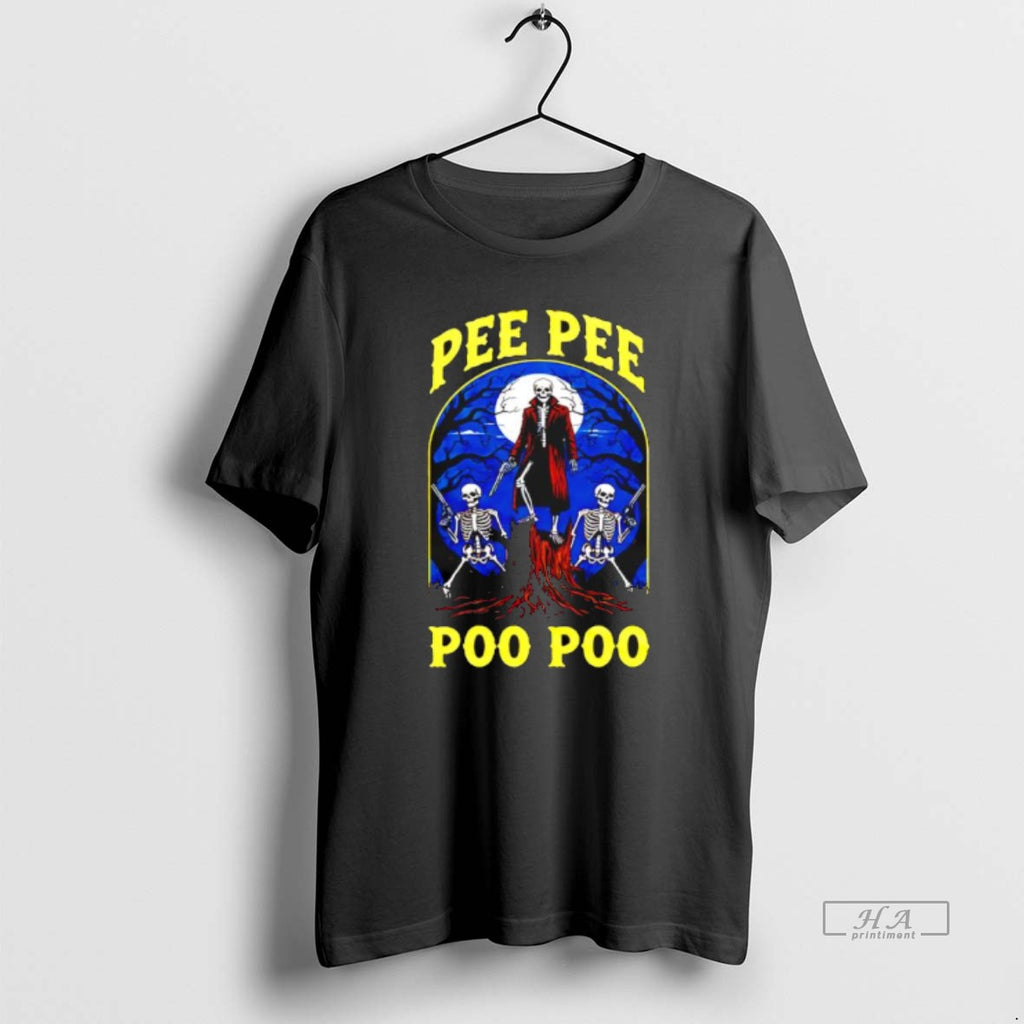 Official Pee Pee Poo Poo Skeleton Graphic T-Shirts, Hoodie, Sweatshirt | PopFlextees.com