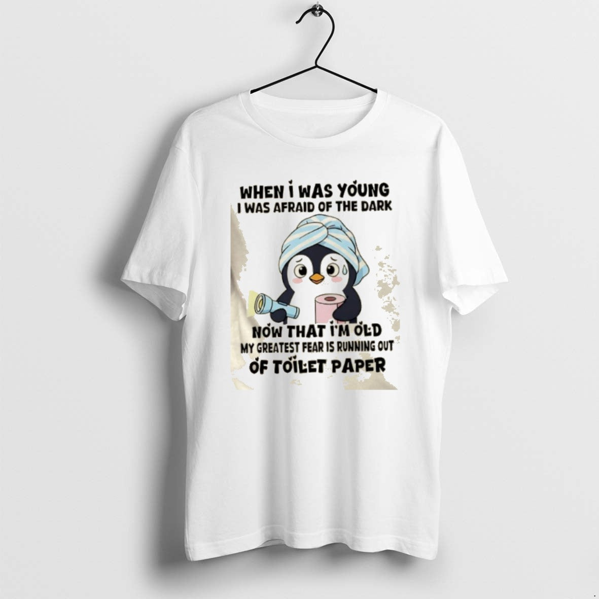 Official Penguin When I Was Young I Was Afraid Of The Dark Now That Im T-Shirts, Hoodie, Sweatshirt | PopFlextees.com