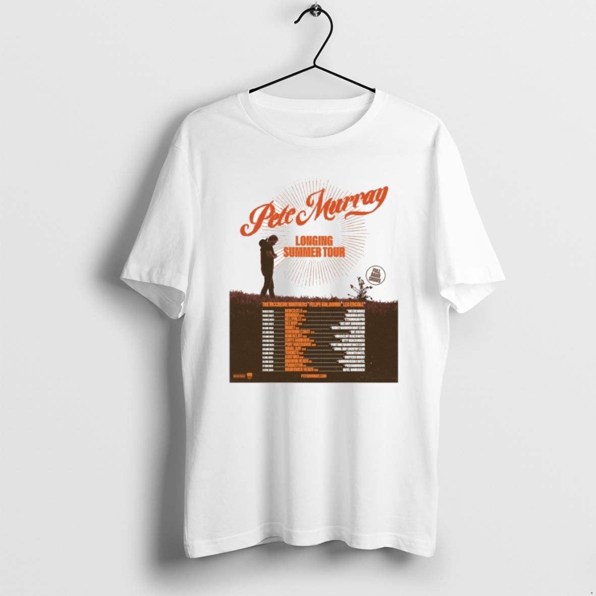 Official Pete Murray Longing Summer Tour 2025 2026 T-Shirts, Hoodie, Sweatshirt | PopFlextees.com