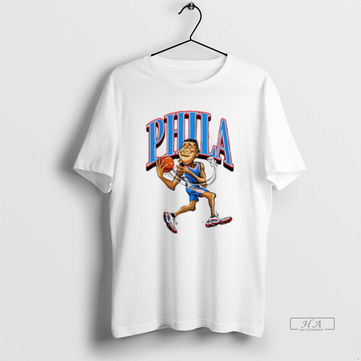 Official Philadelphia 76ers Basketball Player Caricature T-Shirts, Hoodie, Sweatshirt | PopFlextees.com