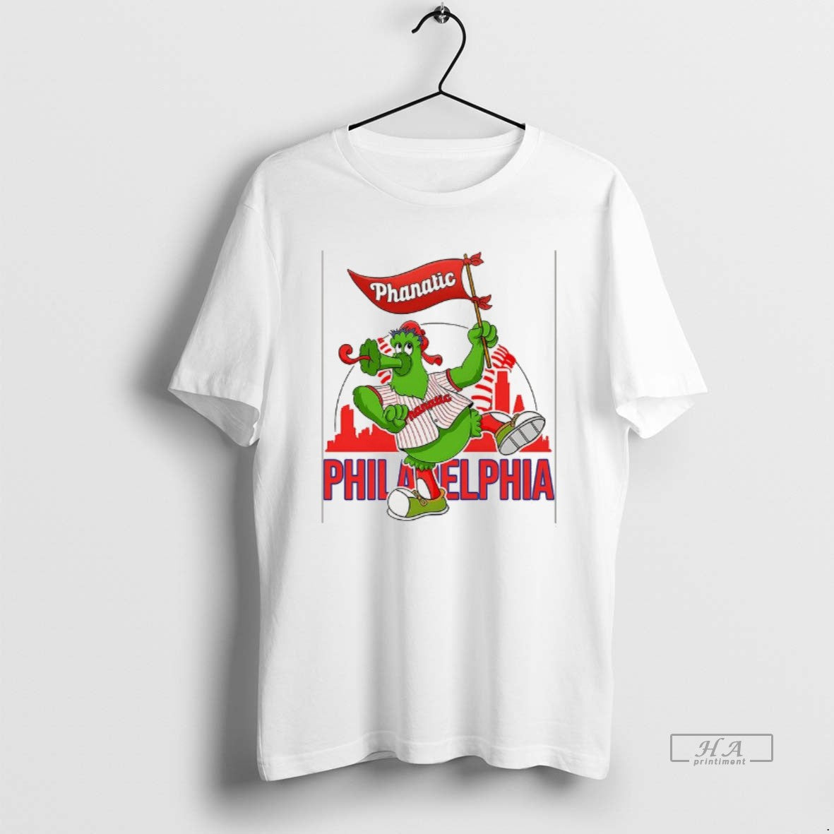 Official Phillie Phanatic Dancing Philadelphia Phillies Baseball Skyline Mascot T-Shirts, Hoodie, Sweatshirt