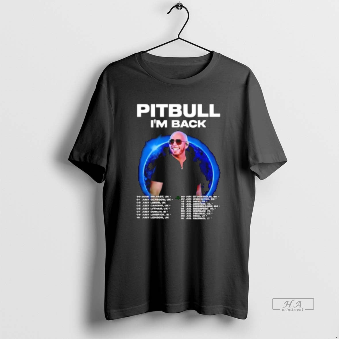 Official Pitbull Im Back Fan Tour 2025 Concert Dates Inspired T-Shirts, Hoodie, Sweatshirt | PopFlextees.com