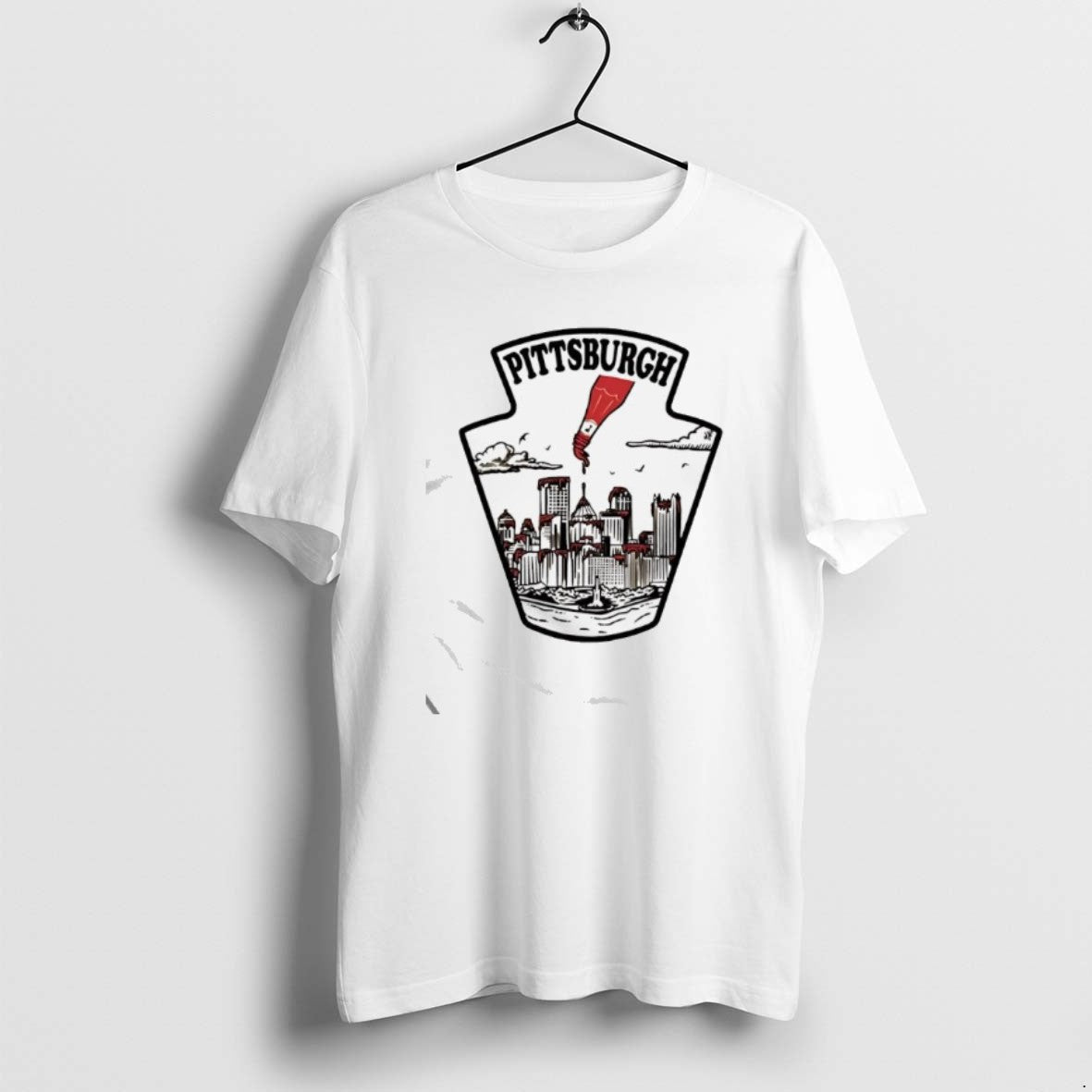 Official Pittsburgh Natural Bottle Skyline T-Shirts, Hoodie, Sweatshirt | PopFlextees.com