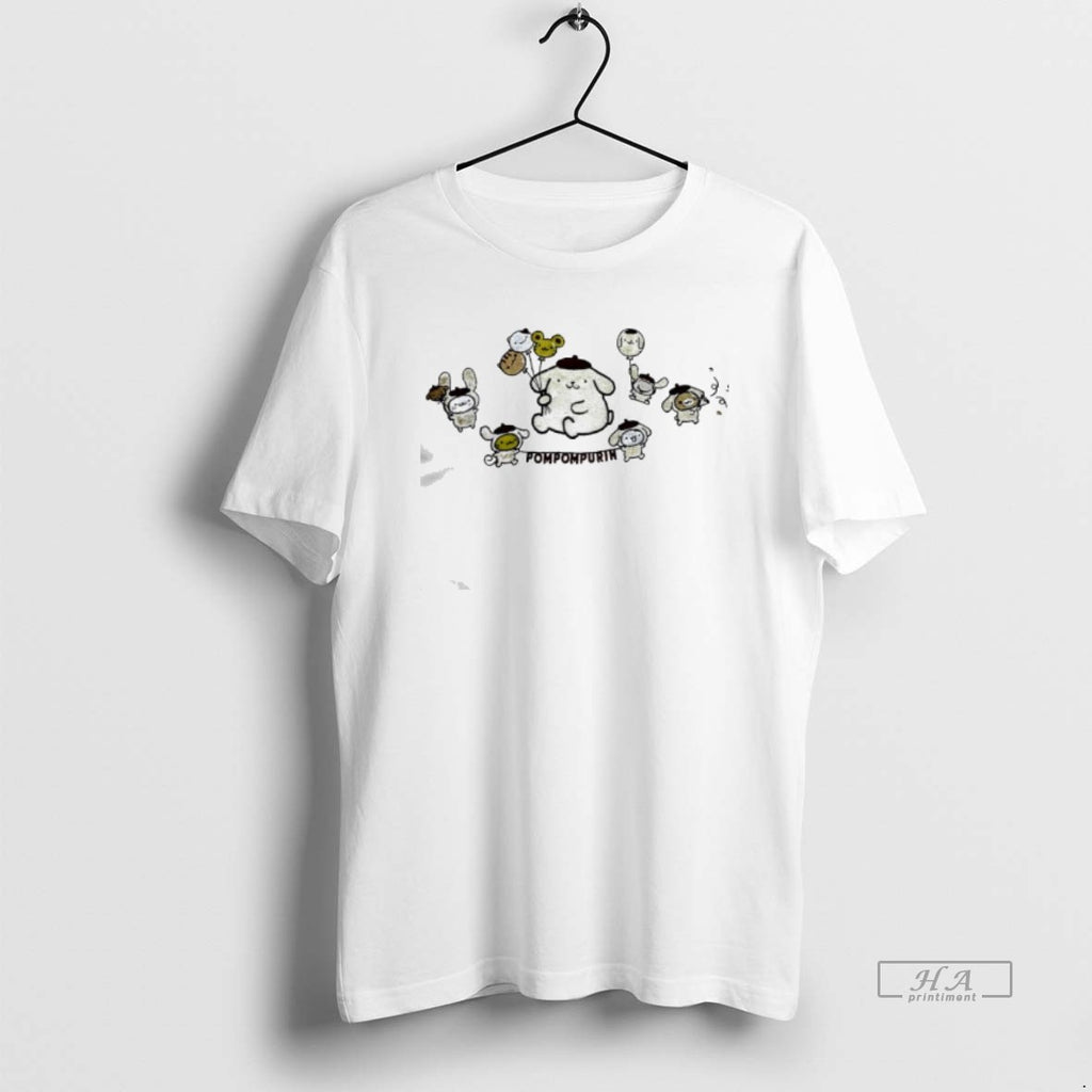 Official Pompompurin Characters Graphic T-Shirts, Hoodie, Sweatshirt | PopFlextees.com
