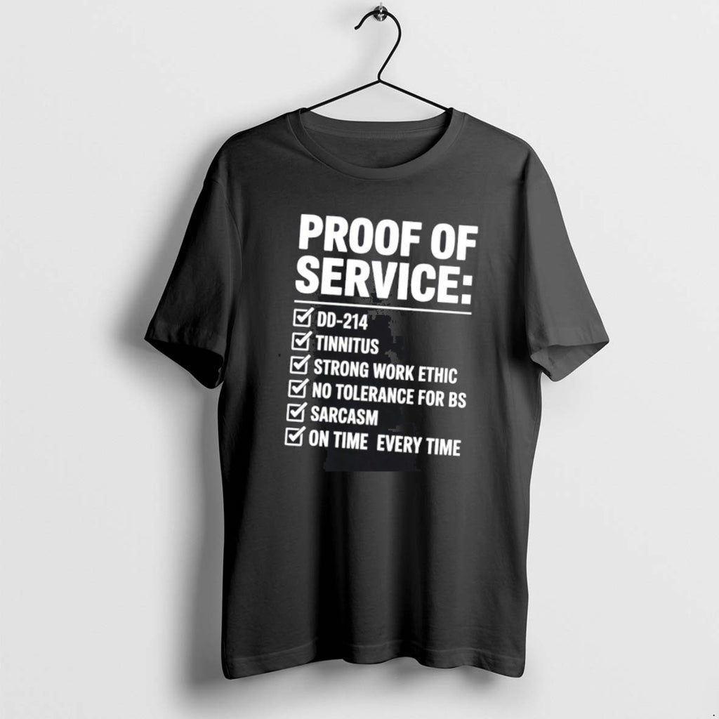 Official Proof Of Service On Time Every Time T-Shirts, Hoodie, Sweatshirt | PopFlextees.com