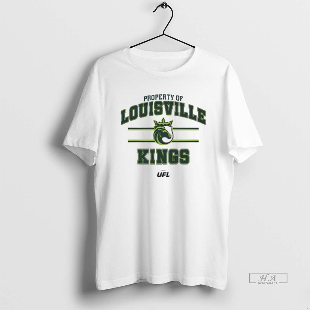 Official Property Of Louisville Kings Ufl T-Shirts, Hoodie, Sweatshirt | PopFlextees.com