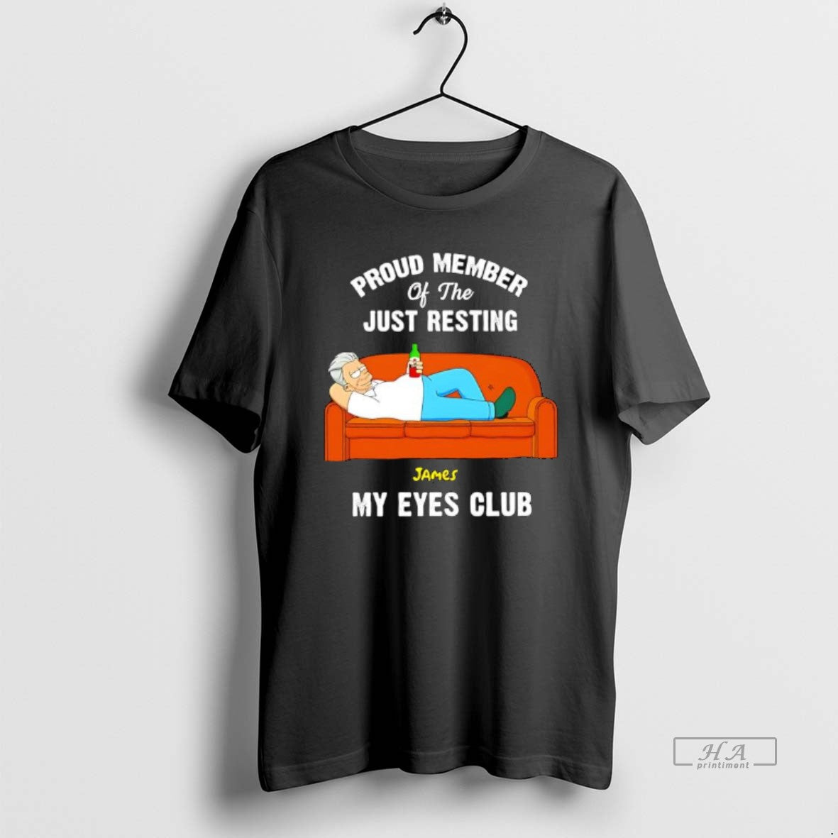 Official Proud Member Of The Just Resting James My Eyes Club T-Shirts, Hoodie, Sweatshirt | PopFlextees.com