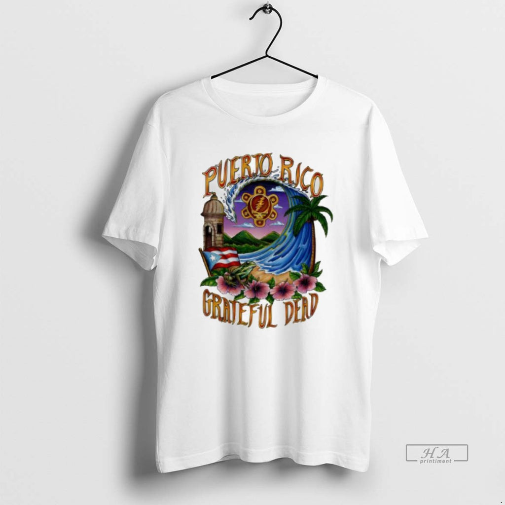 Official Puerto Rico United States Of Grateful Dead T-Shirts, Hoodie, Sweatshirt | PopFlextees.com