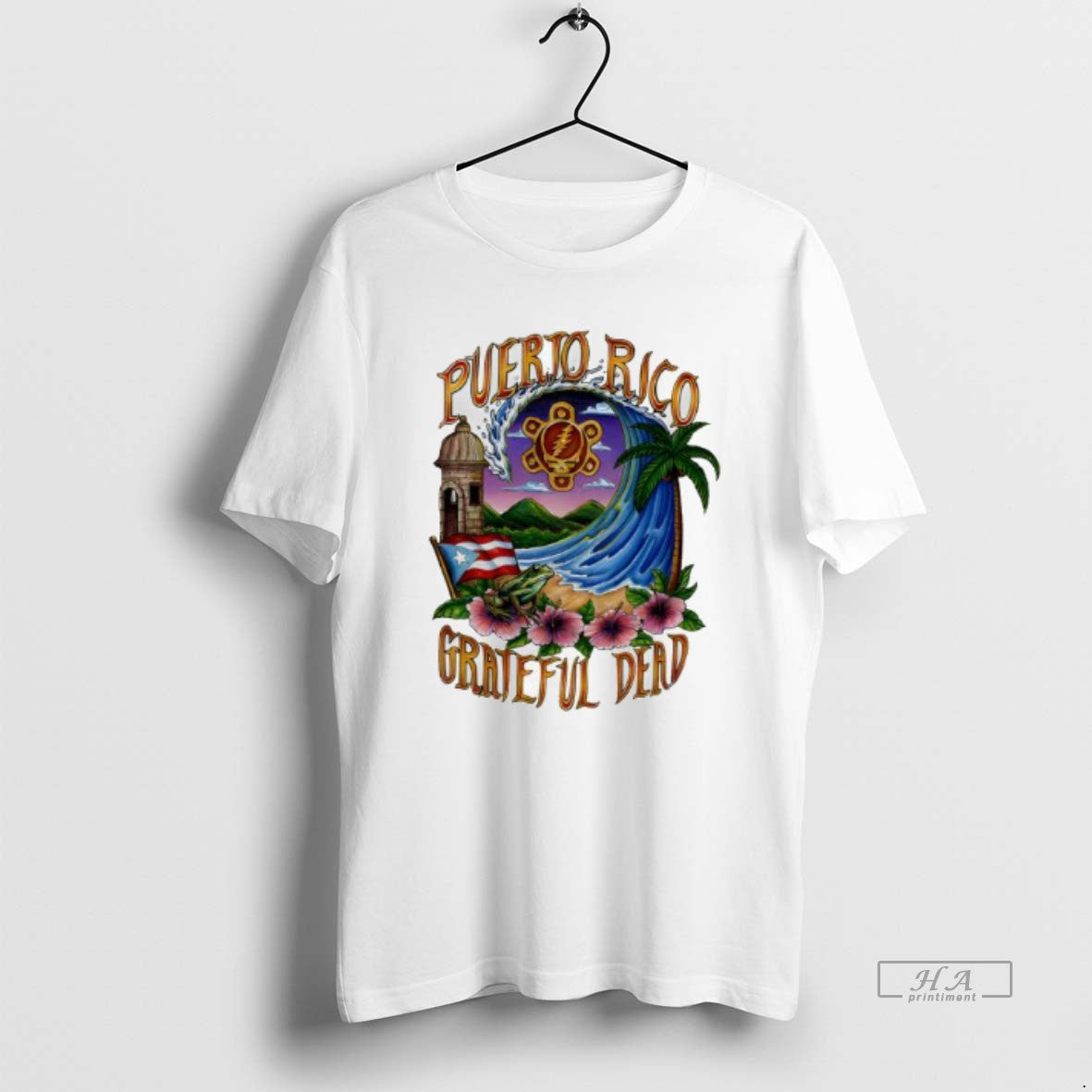 Official Puerto Rico United States Of Grateful Dead T-Shirts, Hoodie, Sweatshirt | PopFlextees.com