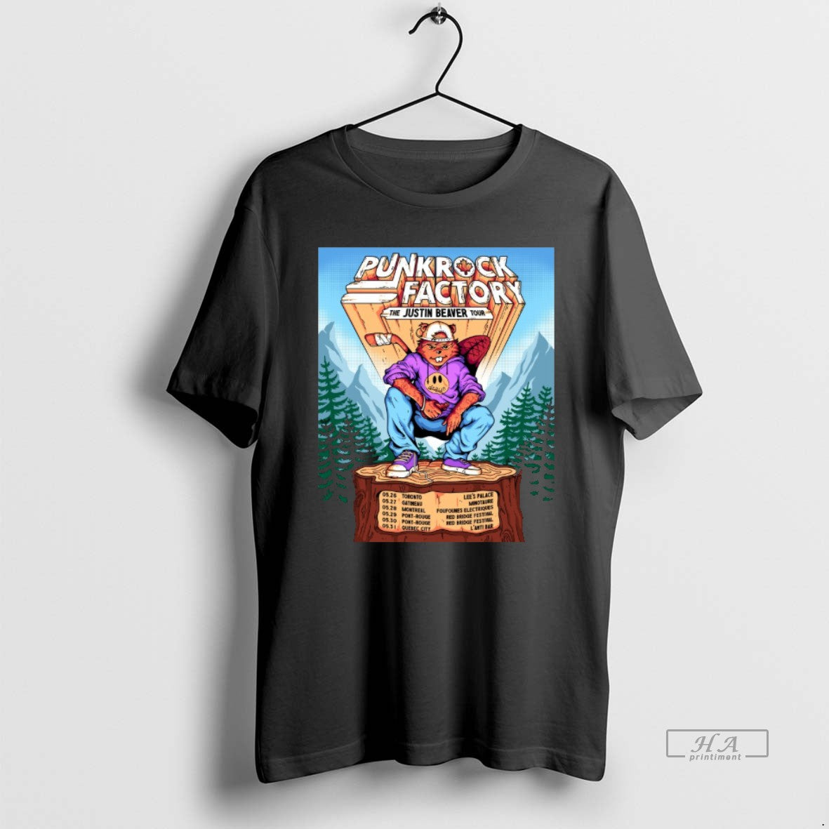 Official Punk Rock Factory The Justin Beaver Tour May 26 31 2026 T-Shirts, Hoodie, Sweatshirt | PopFlextees.com