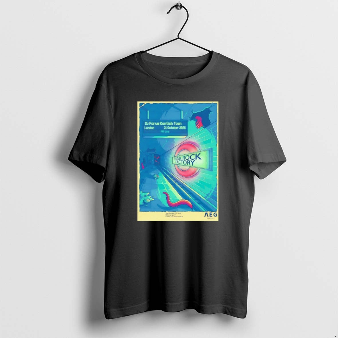 Official Punk Rock Factory Event London Uk On Oct 31 2025 T-Shirts, Hoodie, Sweatshirt | PopFlextees.com