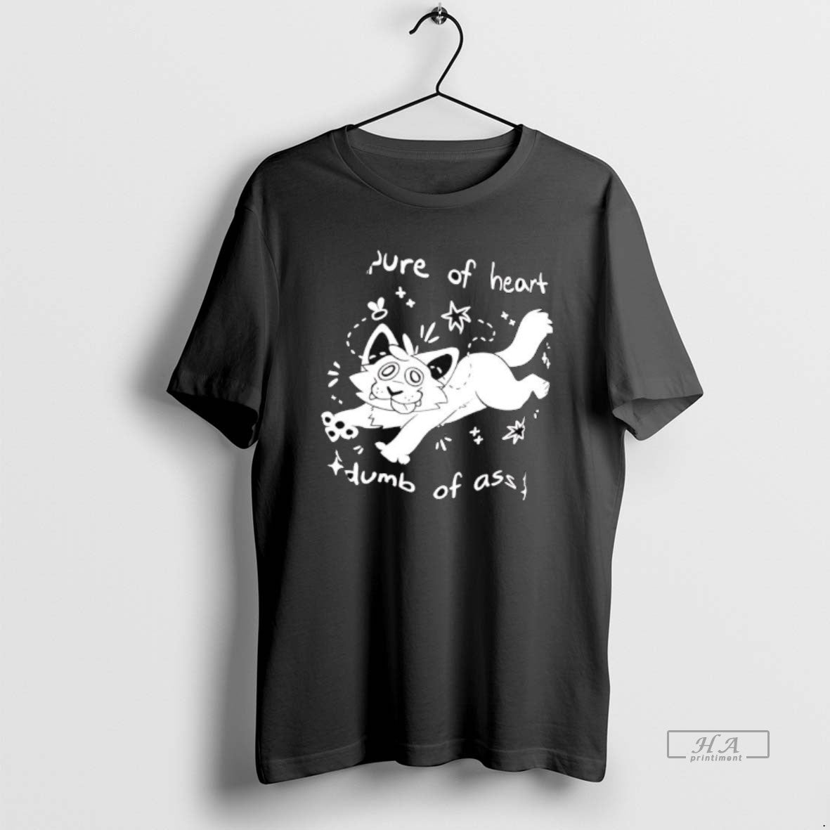 Official Pure Of Heart Dumb Of Ass Cat Graphic T-Shirts, Hoodie, Sweatshirt | PopFlextees.com