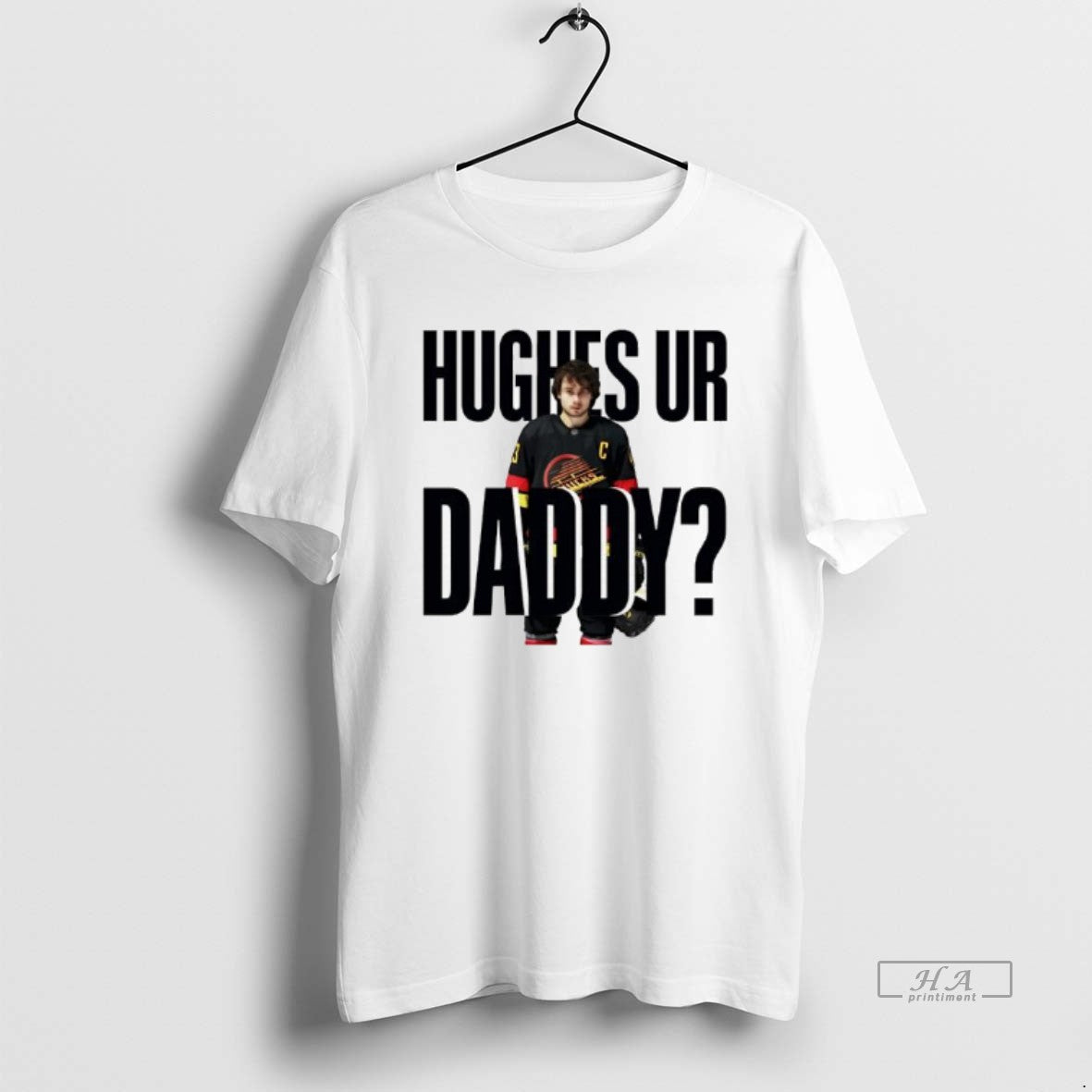 Official Quinn Hughes Ur Daddy Graphic T-Shirts, Hoodie, Sweatshirt | PopFlextees.com