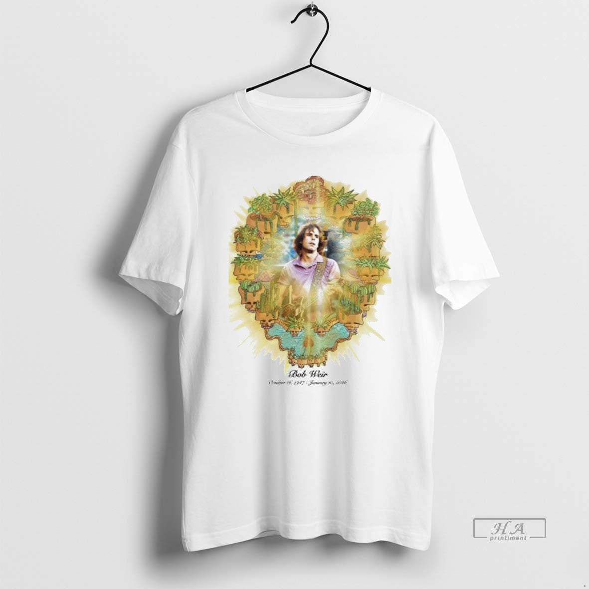 Official Rip Bob Weir Tribute Rest In Peace I Was Gifted With A Life That T-Shirts, Hoodie, Sweatshirt | PopFlextees.com