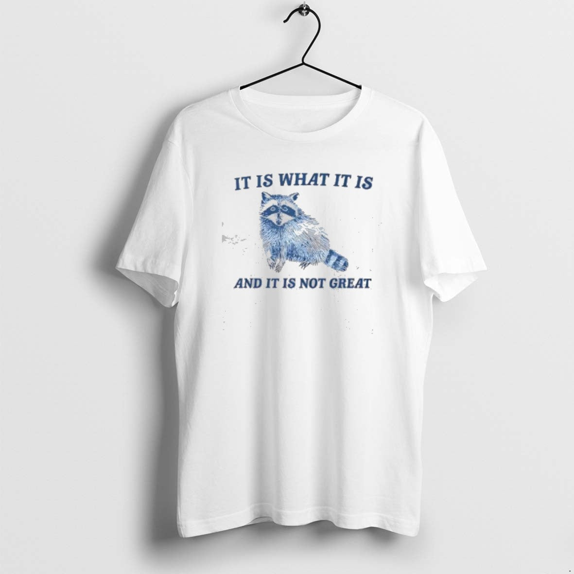 Official Raccoon It Is What It Is And It Is Not Great Vintage T-Shirts, Hoodie, Sweatshirt | PopFlextees.com