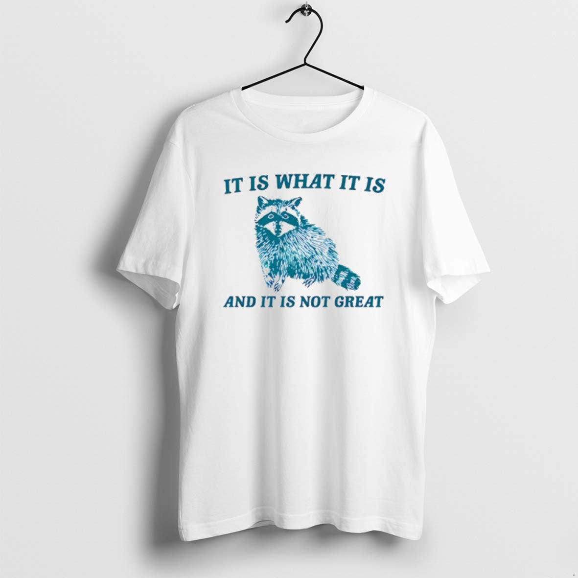 Official Raccoon It Is What It Is And It Is Not Great T-Shirts, Hoodie, Sweatshirt | PopFlextees.com