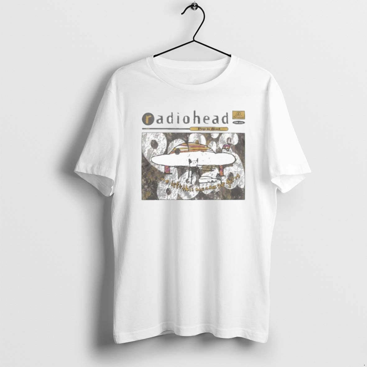 Official Radiohead Pop Is Dead He Left This Message For Us T-Shirts, Hoodie, Sweatshirt | PopFlextees.com
