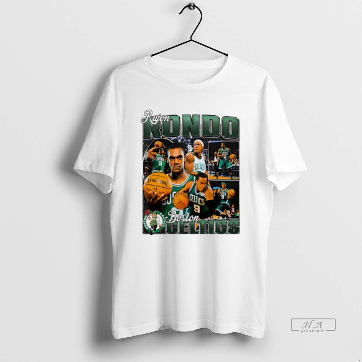 Official Rajon Rondo Boston Celtics Player Collage T-Shirts, Hoodie, Sweatshirt | PopFlextees.com