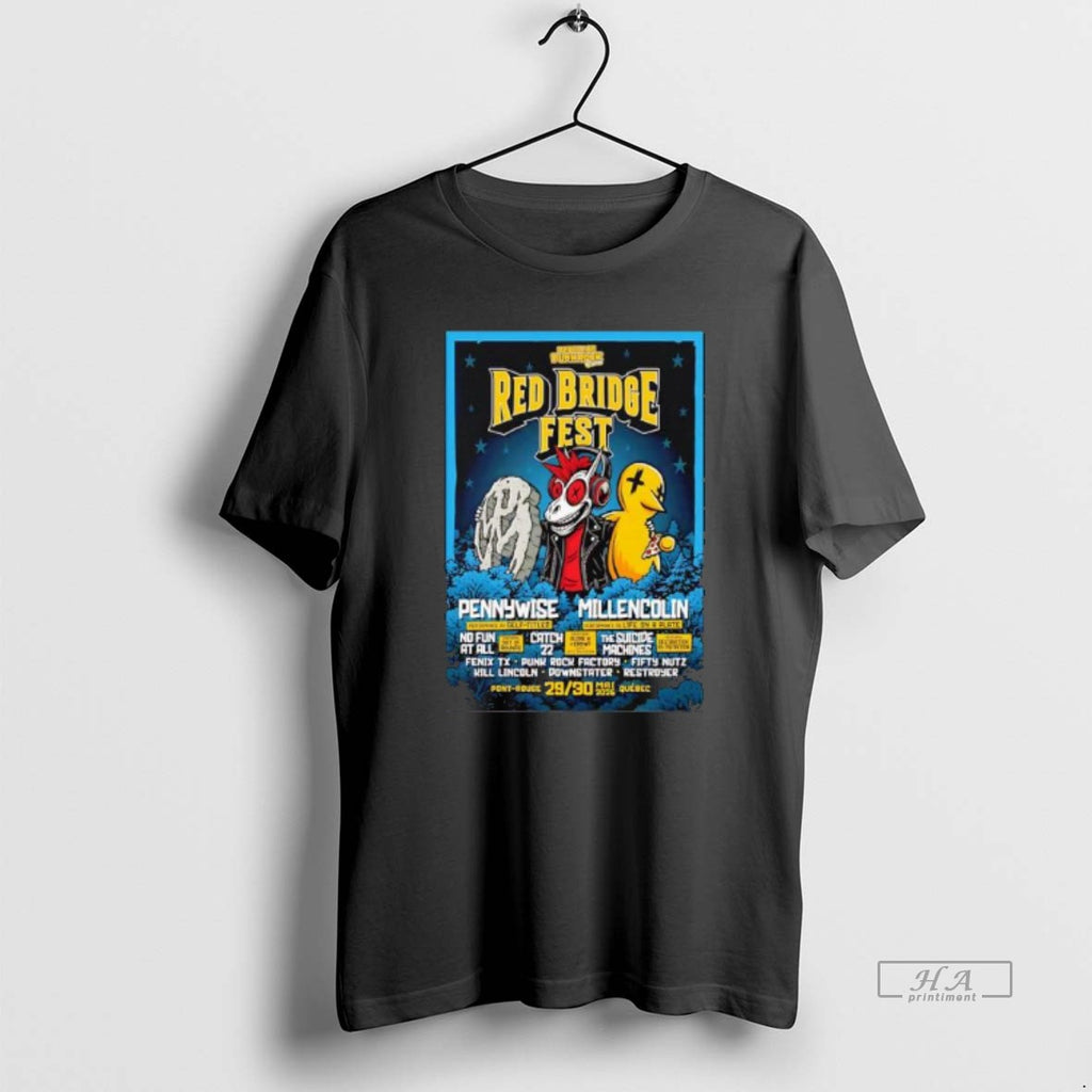 Official Red Bridge Fest People Of Punk Rock 5 29 To 5 0 2026 Quebec T-Shirts, Hoodie, Sweatshirt | PopFlextees.com
