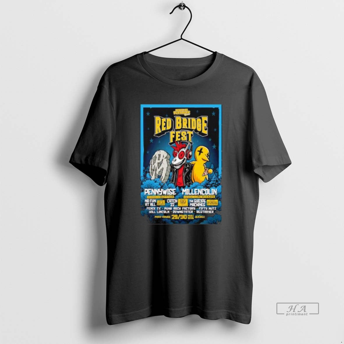 Official Red Bridge Fest People Of Punk Rock 5 29 To 5 0 2026 Quebec T-Shirts, Hoodie, Sweatshirt | PopFlextees.com