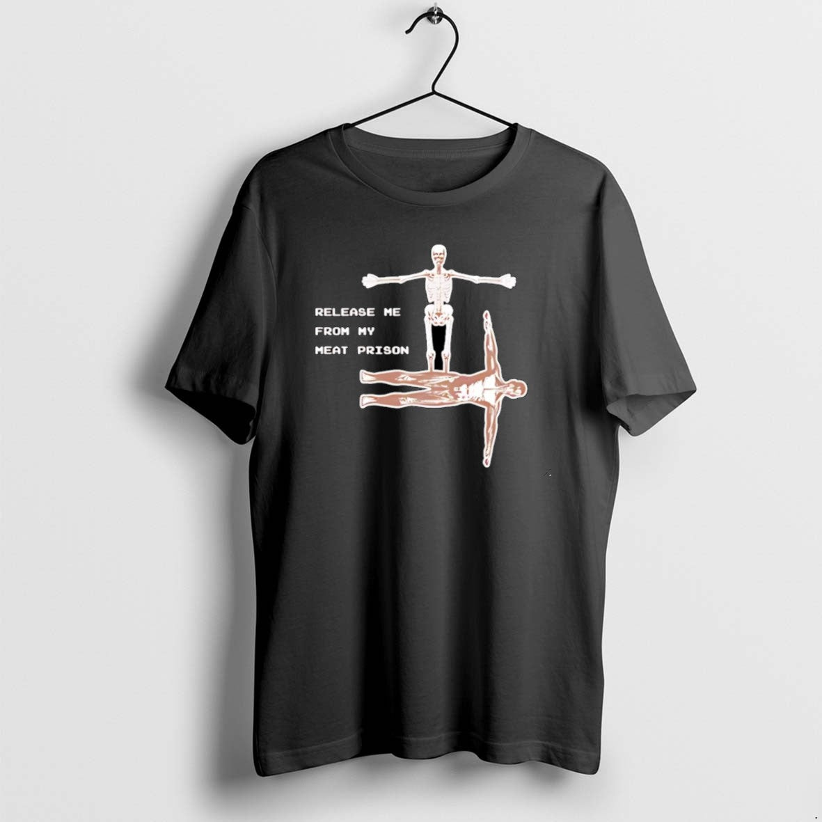 Official Release Me From My Meat Prison Christmas T-Shirts, Hoodie, Sweatshirt | PopFlextees.com