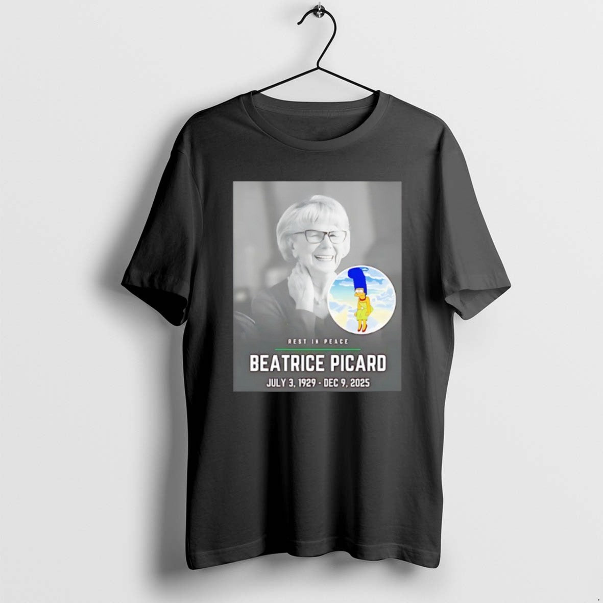 Official Rest Peace Beatrice Picard July 3 1929 Ded 9 2025 T-Shirts, Hoodie, Sweatshirt