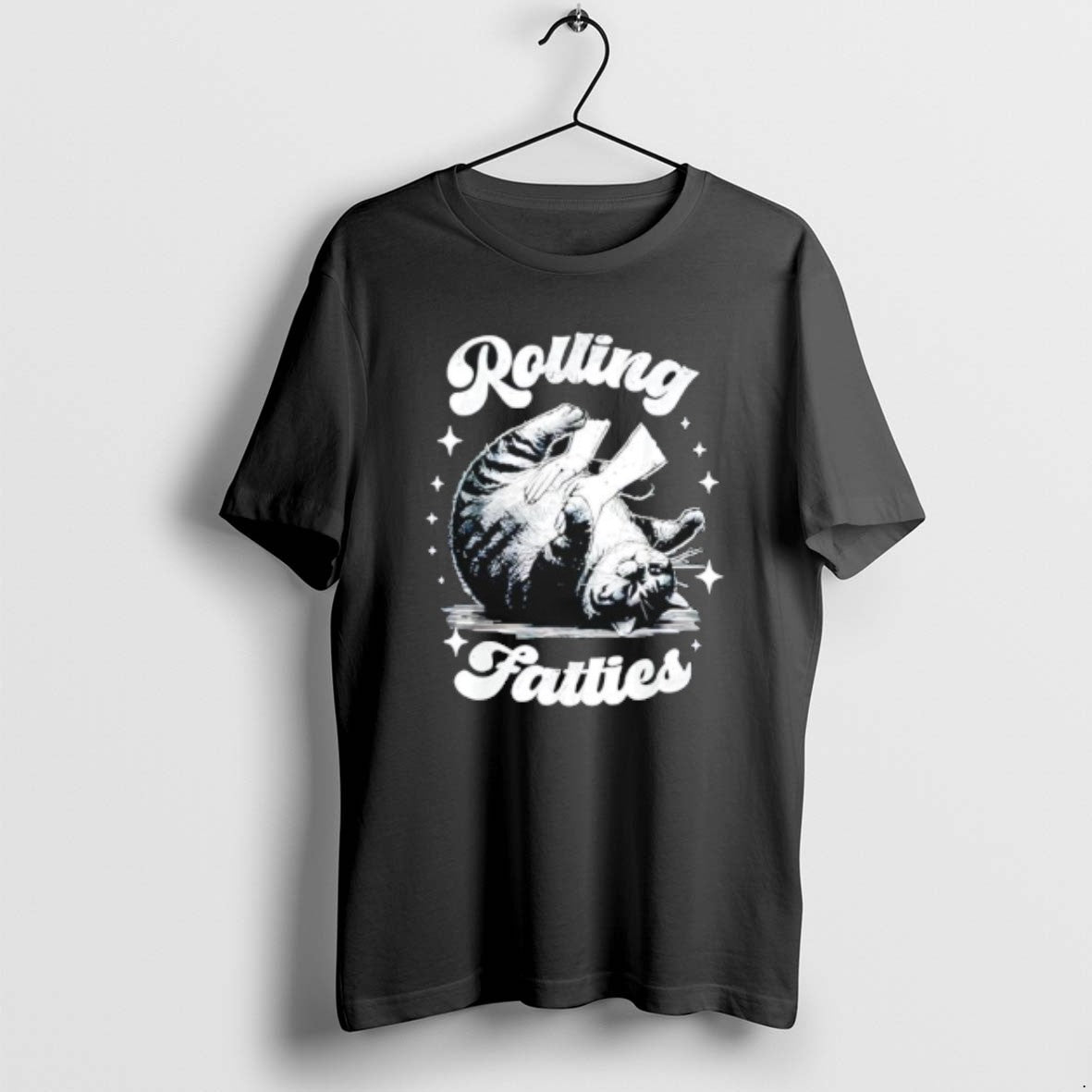 Official Retro Funny Rolling Fatties Vintage Sarcastic Cat Meme T-Shirts, Hoodie, Sweatshirt