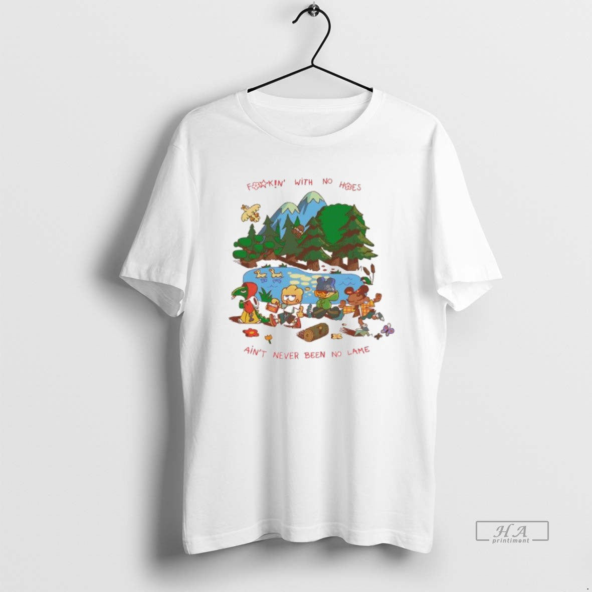 Official Rhymezlikedimez Fookin With No Hoes Aint Never Been No Lame Graphic T-Shirts, Hoodie, Sweatshirt | PopFlextees.com