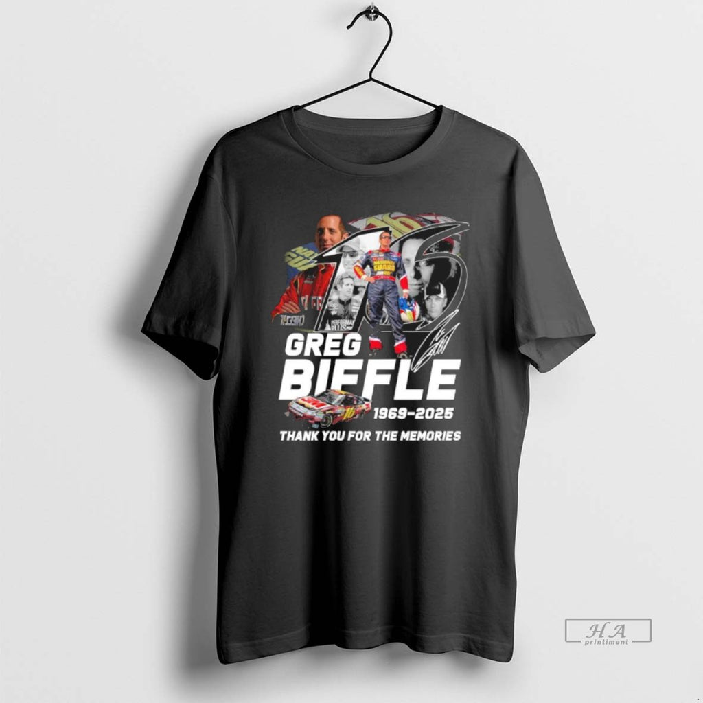 Official Rip Greg Biffle 1969 2025 Thank You For The Memories T-Shirts, Hoodie, Sweatshirt | PopFlextees.com