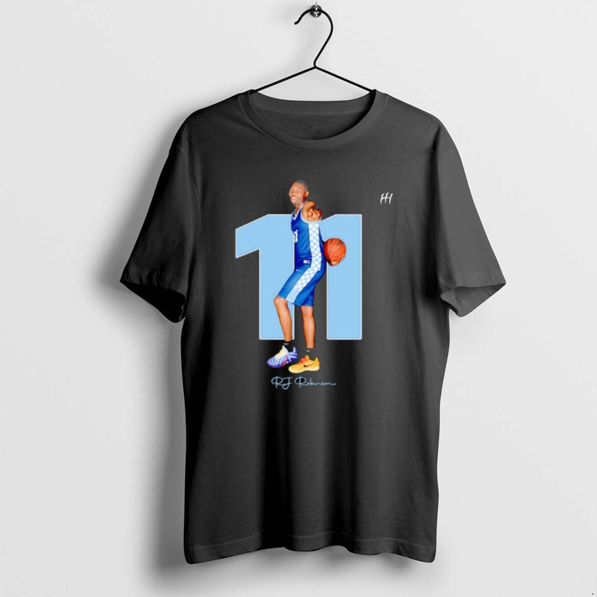 Official Rj Robinson 11 Blue Mountain Toppersl Basketball Signature T-Shirts, Hoodie, Sweatshirt