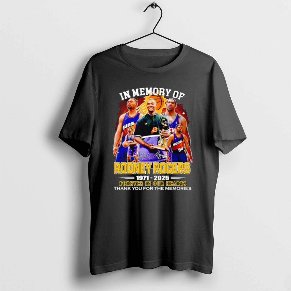 Official Rodney Rogers Memory 1971 2025 Phoenix Suns Thank You Memories T-Shirts, Hoodie, Sweatshirt