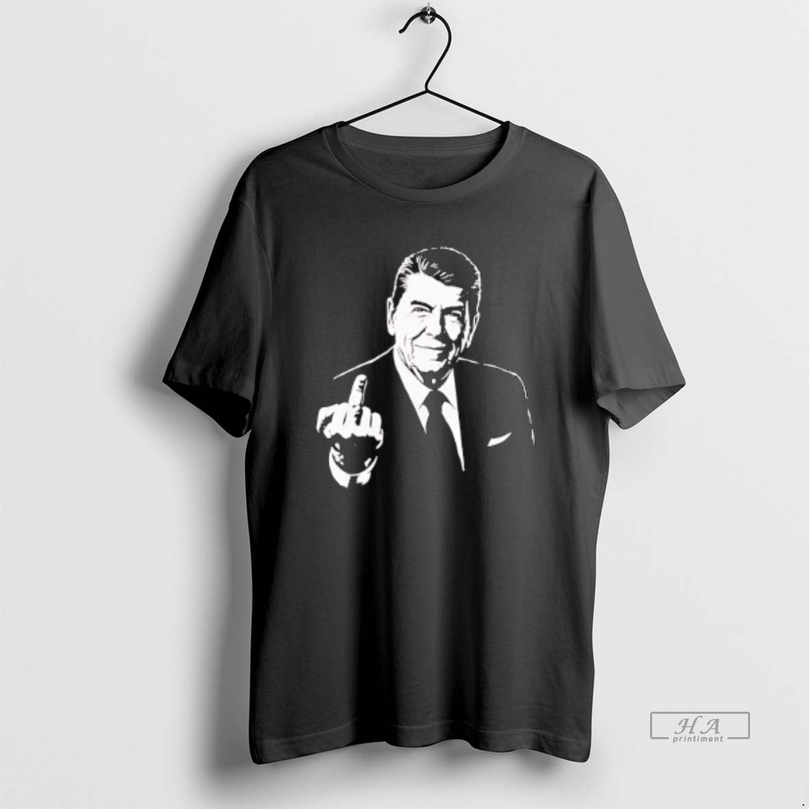 Official Ronald Reagan Middle Finger Retro T-Shirts, Hoodie, Sweatshirt | PopFlextees.com