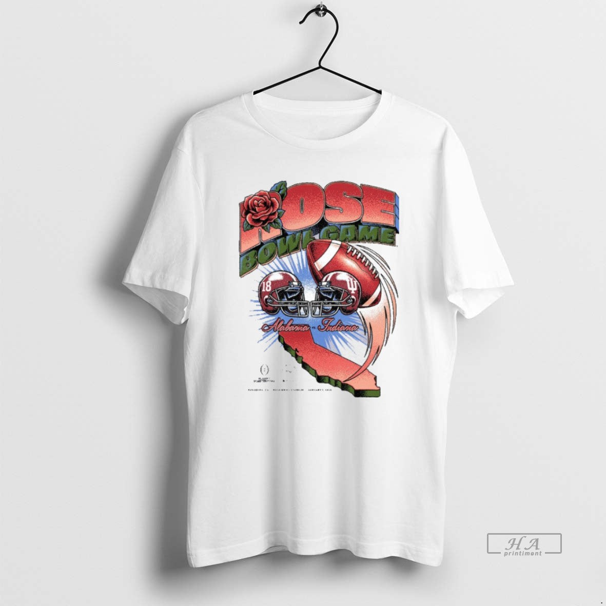 Official Rose Bowl Game 2026 Alabama Vs Indiana Vintage Matchup T-Shirts, Hoodie, Sweatshirt | PopFlextees.com