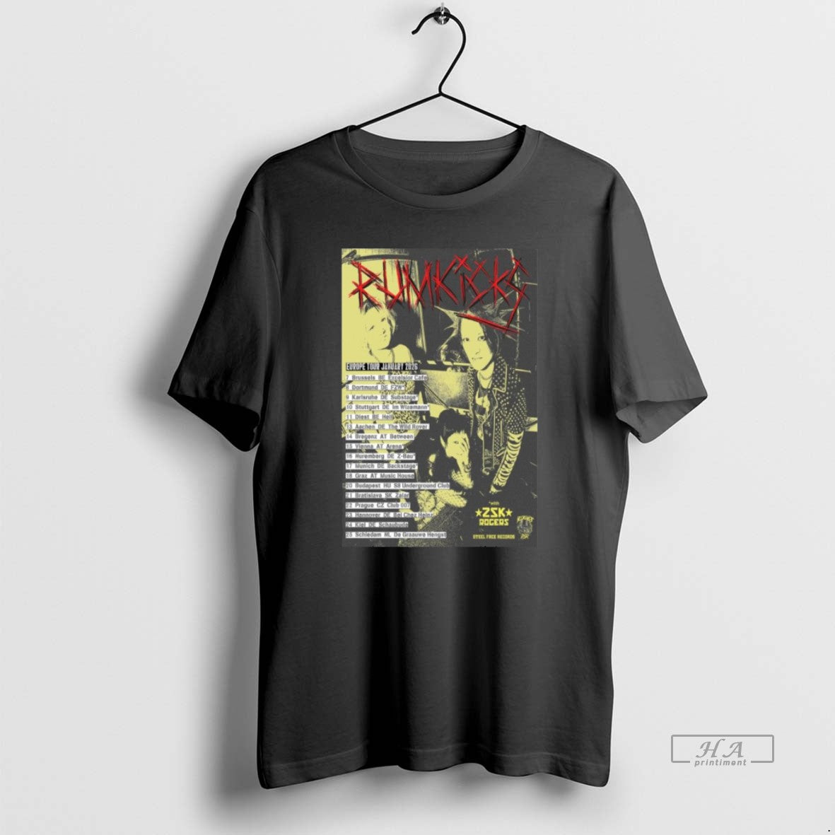 Official Rumkicks Europe Tour January 2026 T-Shirts, Hoodie, Sweatshirt | PopFlextees.com