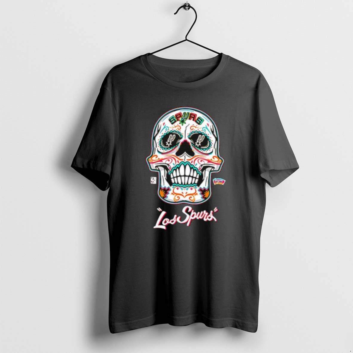 Official San Antonio Spurs Sugar Skull Graphic Retro T-Shirts, Hoodie, Sweatshirt | PopFlextees.com