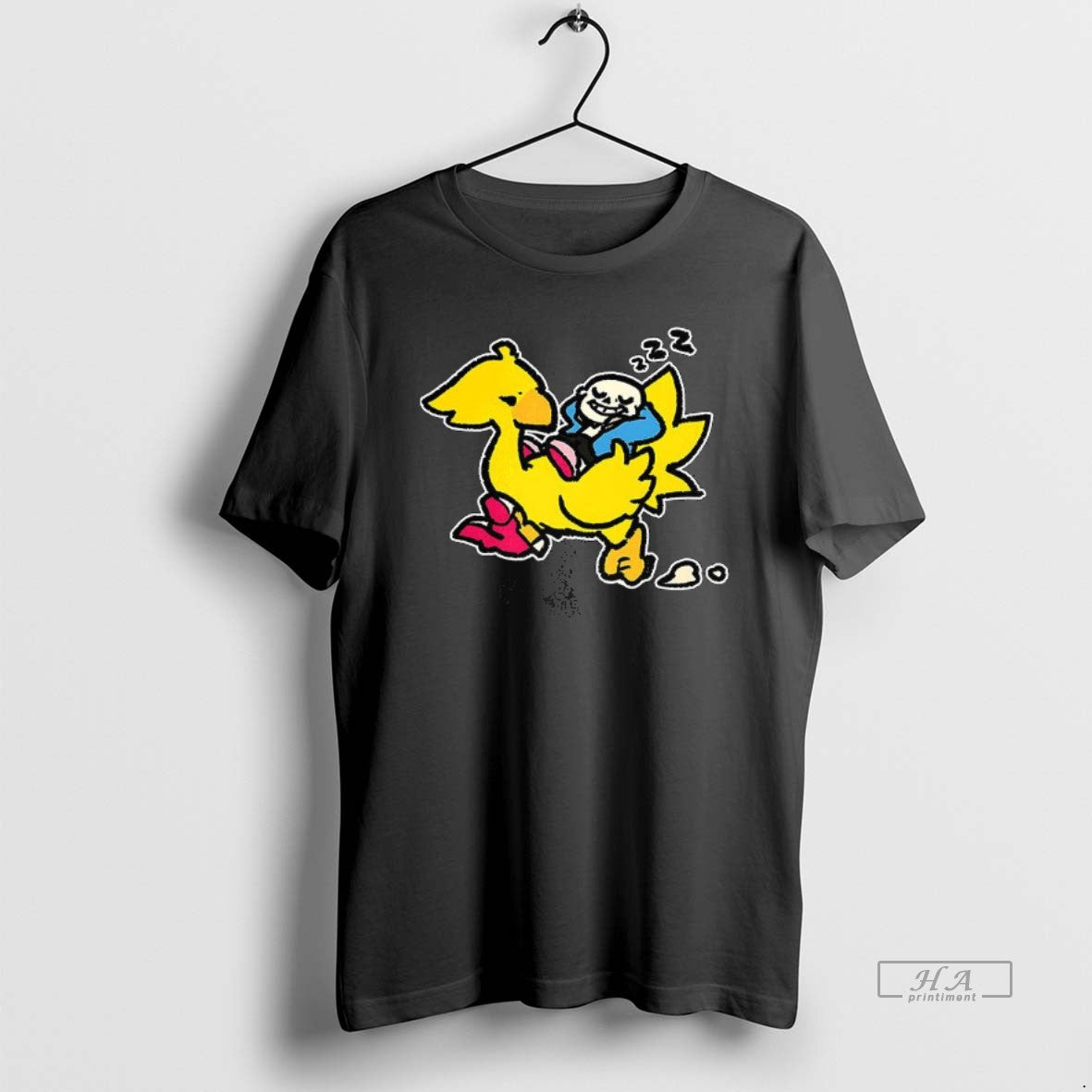 Official Sans And Chocobo Undertale X Square Enix T-Shirts, Hoodie, Sweatshirt | PopFlextees.com