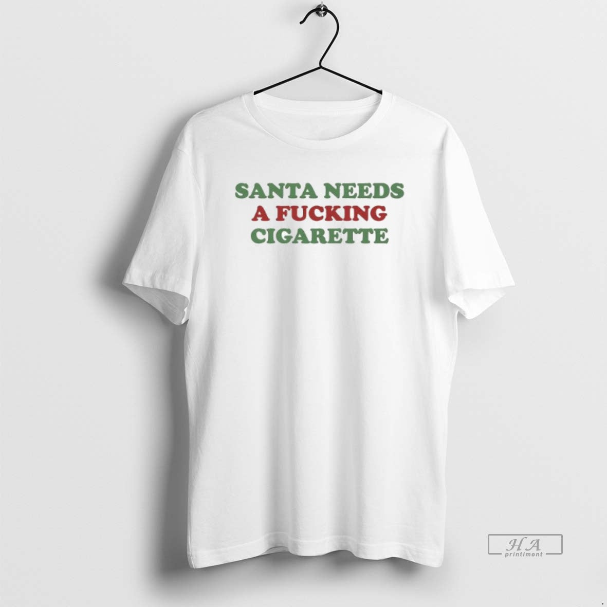 Official Santa Needs A Fucking Cigarette T-Shirts, Hoodie, Sweatshirt | PopFlextees.com