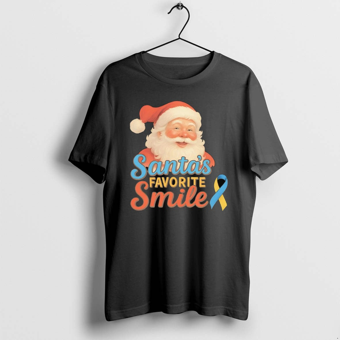 Official Santas Favorite Smile Down Syndrome Awareness T-Shirts, Hoodie, Sweatshirt