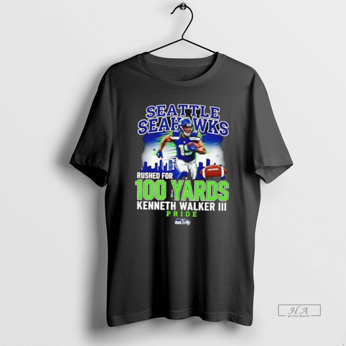 Official Seahawks Kenneth Walker Iii Rushed For 100 Yards Pride T-Shirts, Hoodie, Sweatshirt | PopFlextees.com
