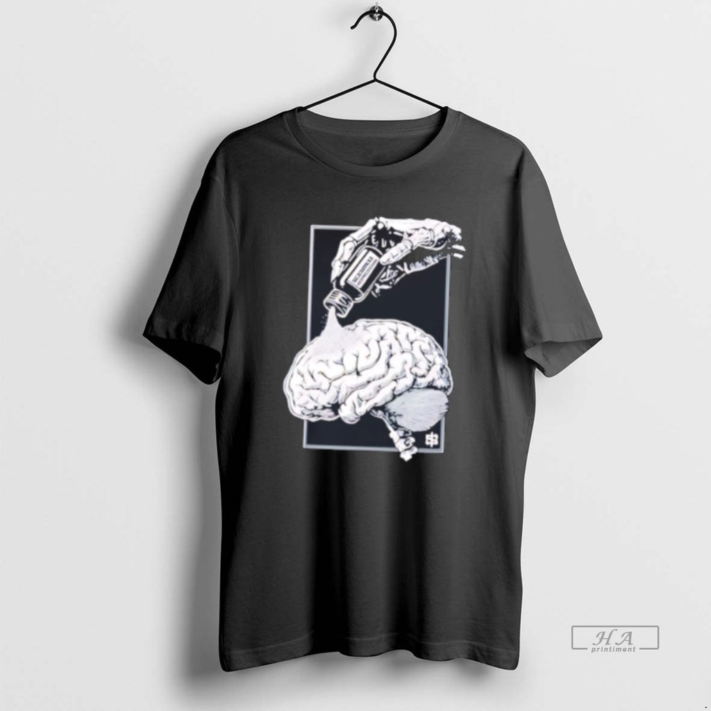 Official Seasonal Depression Skeletal Hand Brain Tee Hoodie, Sweatshirt | PopFlextees.com