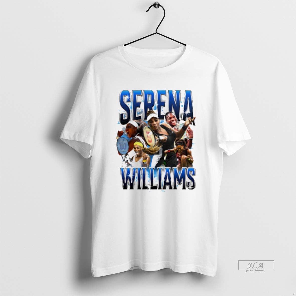 Official Serena Williams Tennis Player Collage Signature T-Shirts, Hoodie, Sweatshirt | PopFlextees.com