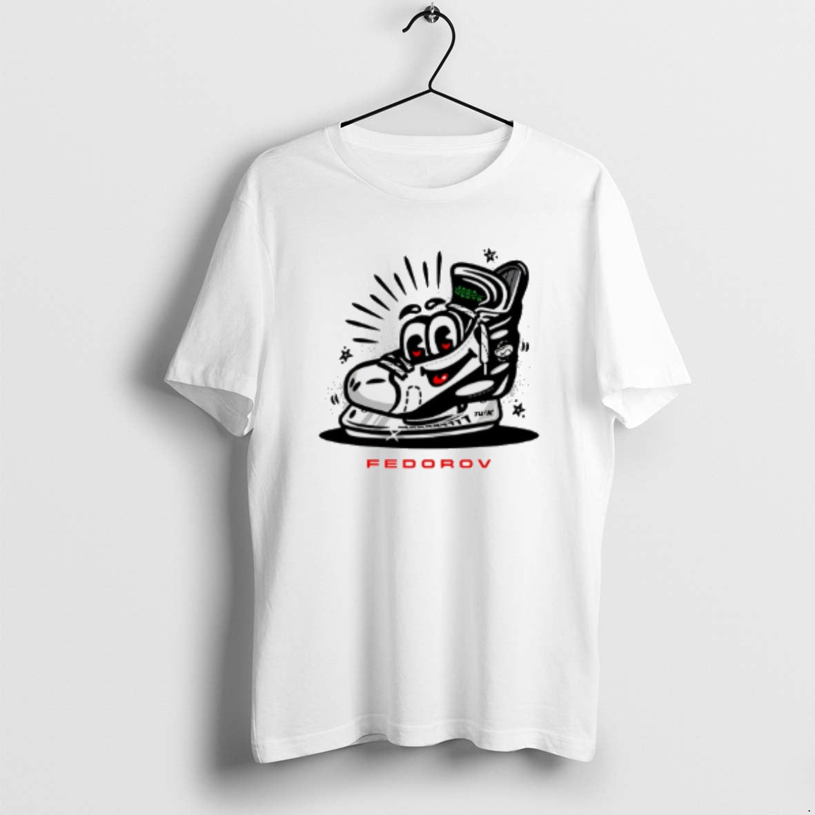 Official Sergei Fedorov Detroit Red Wings Shoe T-Shirts, Hoodie, Sweatshirt | PopFlextees.com